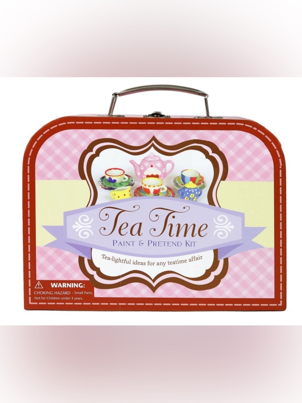 NWOT  SPICE BOX TEA TIME PAINT & PRETEND KIT SUITCASE